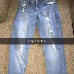 Size 10 jeans: hardly worn